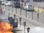 О пожаре в центре Курска: сгорел автомобиль О пожаре в центре Курска: сгорел автомобиль