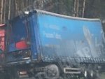Инцидент в Курском районе: фура сложилась пополам Инцидент в Курском районе: фура сложилась пополам