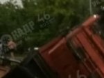 О ДТП в Курской области: в кювет улетел КАМАЗ О ДТП в Курской области: в кювет улетел КАМАЗ