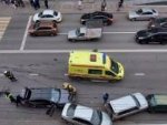 В центре Курска произошло ДТП с пятью авто