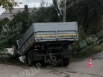 Последствия ДТП в Курске: в результате столкновения два автомобиля вылетели в кювет