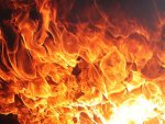 В Курской области по причине поджога сгорели две постройки